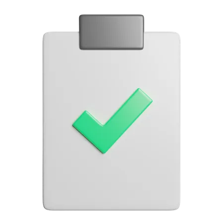 Clipboard  3D Icon