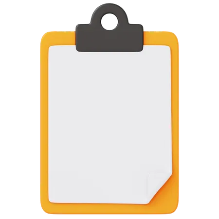 Clipboard  3D Icon