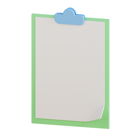 Clipboard  3D Icon