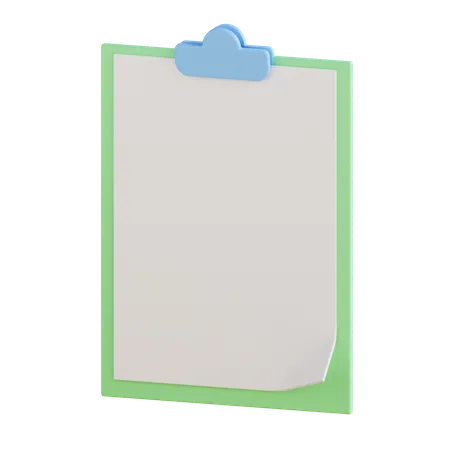 Clipboard  3D Icon