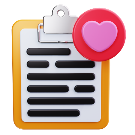 Clipboard  3D Icon