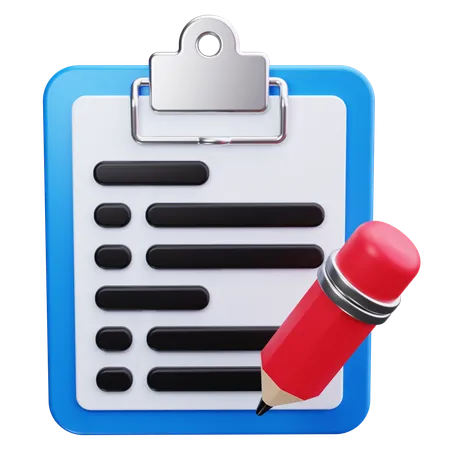 Clipboard  3D Icon