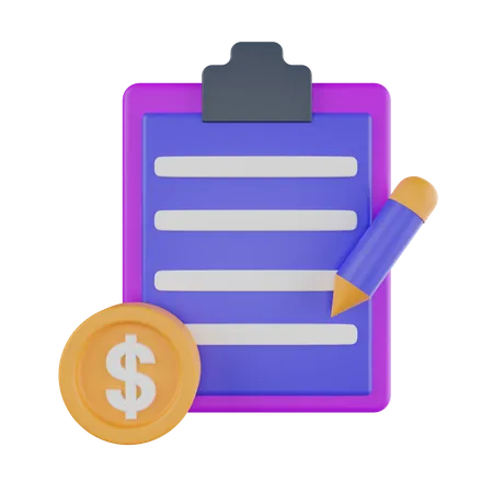 Clipboard  3D Icon