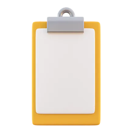 Clipboard  3D Icon