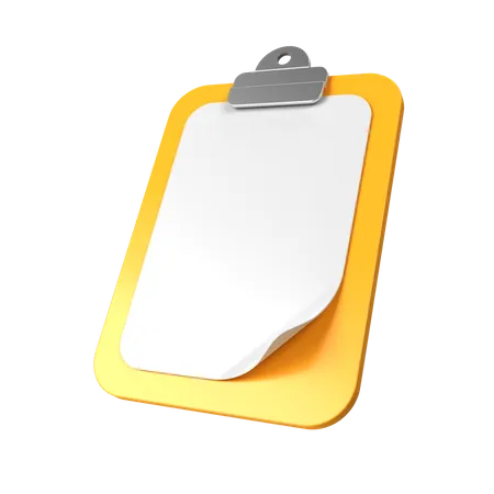 Clipboard  3D Icon