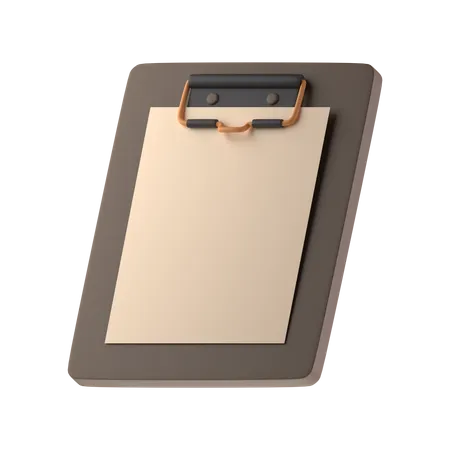 Clipboard  3D Icon