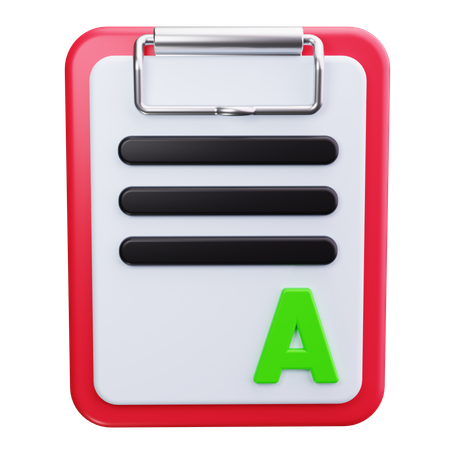 Clipboard  3D Icon