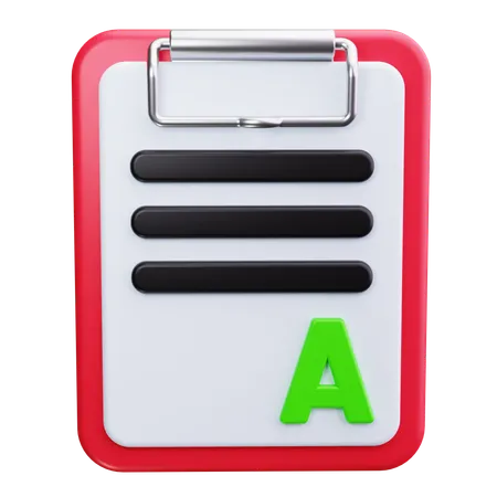 Clipboard  3D Icon