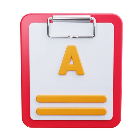 Clipboard  3D Icon