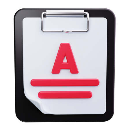 Clipboard  3D Icon