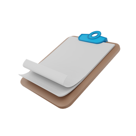 Clipboard  3D Icon