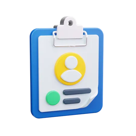 Clipboard  3D Icon