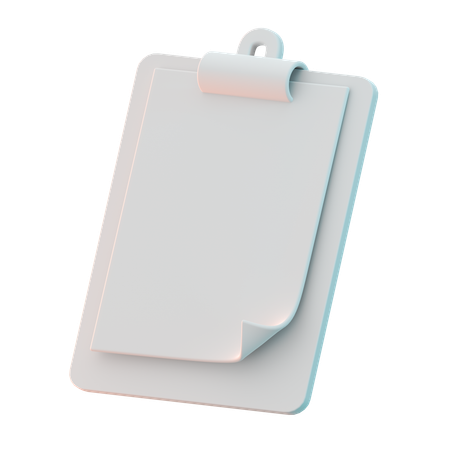 Clipboard  3D Icon