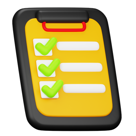 Clipboard  3D Icon