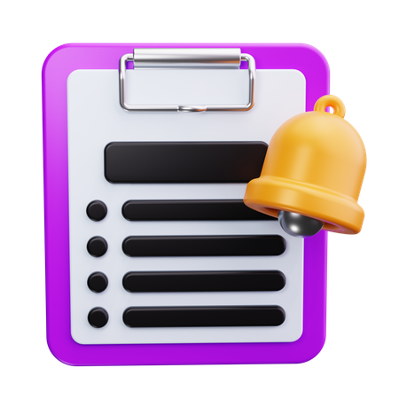 Clipboard  3D Icon