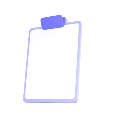 Clipboard  3D Icon