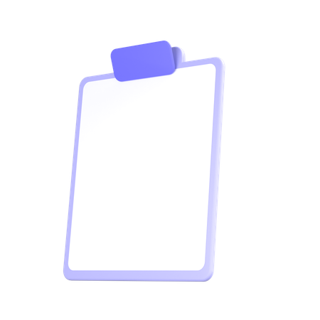 Clipboard  3D Icon