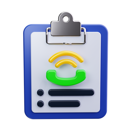 Clipboard  3D Icon