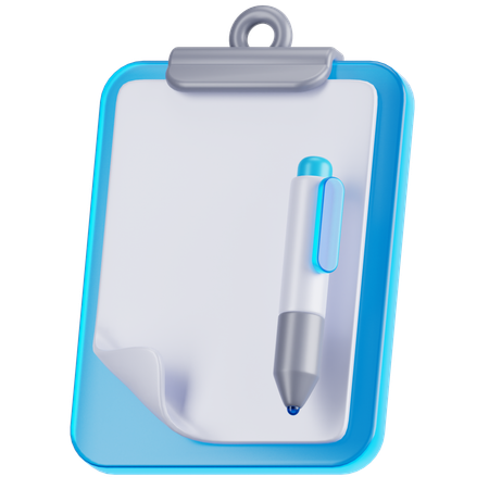 Clipboard  3D Icon