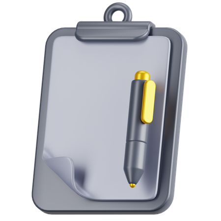 Clipboard  3D Icon