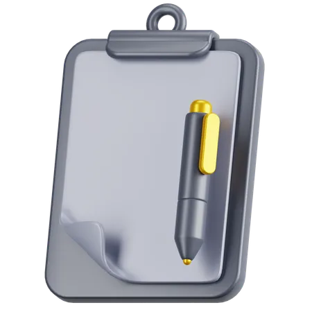 Clipboard  3D Icon