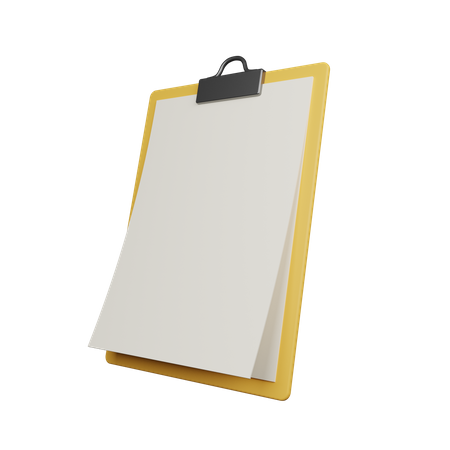 Clipboard  3D Icon