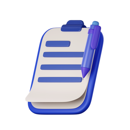 Clipboard  3D Icon