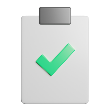 Clipboard  3D Icon