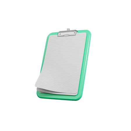 Clipboard  3D Illustration