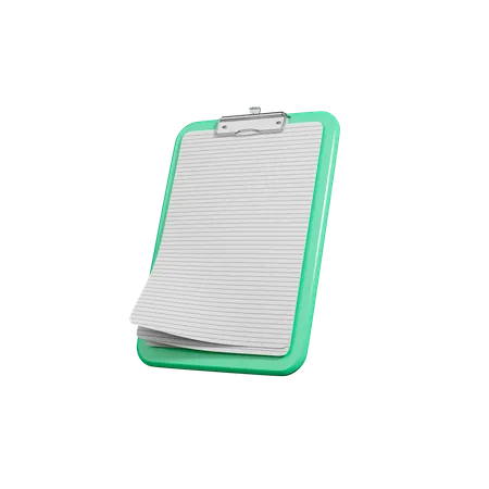 Clipboard  3D Illustration