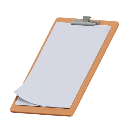 Clipboard  3D Illustration