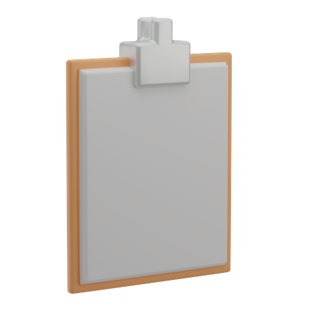 Clipboard  3D Illustration