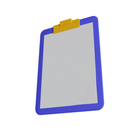 Clipboard  3D Icon