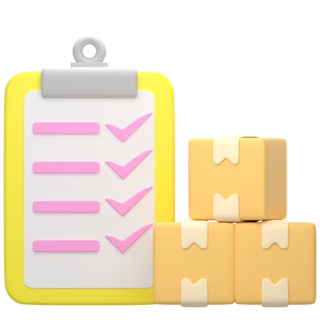 Clipboard Checklist  3D Icon