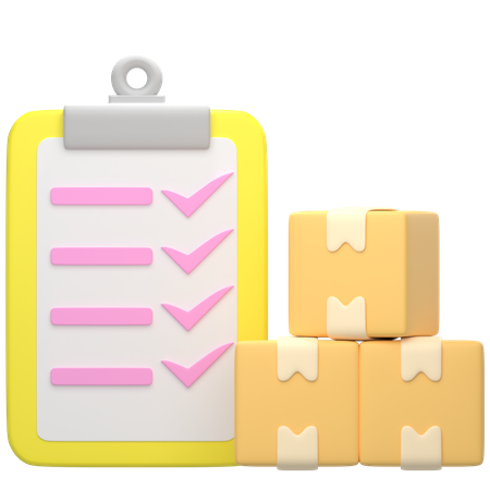 Clipboard Checklist  3D Icon