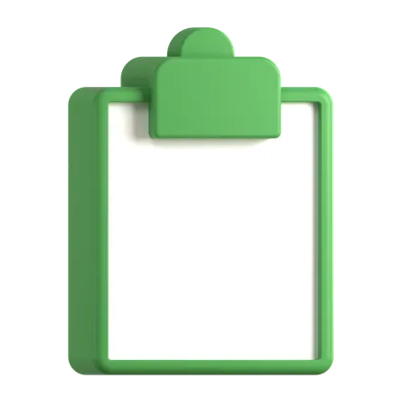 Clipboard Text Box  3D Icon