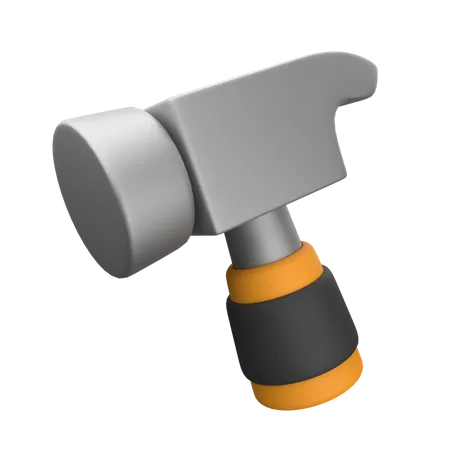 Clipping Hammer  3D Icon