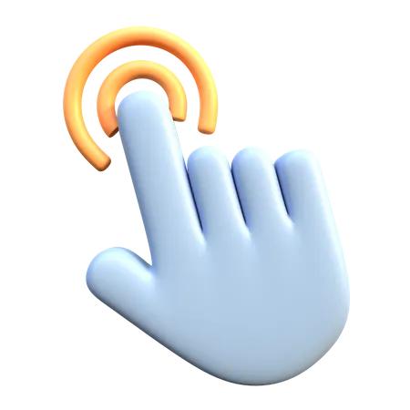 Clique do cursor da mão  3D Icon