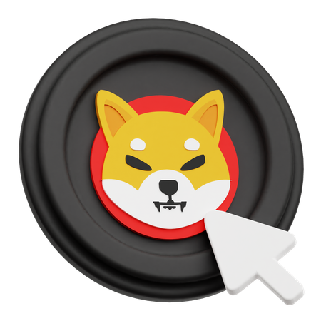 Clique shiba inu  3D Icon