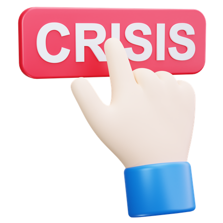 Cliquez sur crise  3D Icon