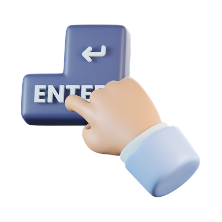 Cliquez sur entrer  3D Icon