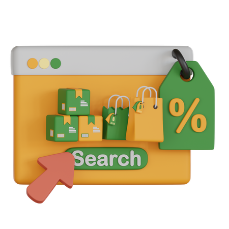 Cliquez sur rechercher  3D Icon