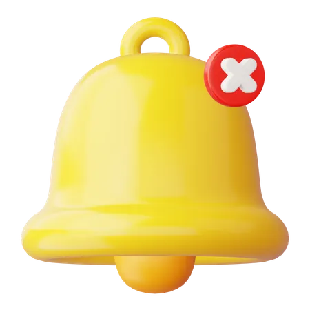 Annulation de la cloche  3D Icon