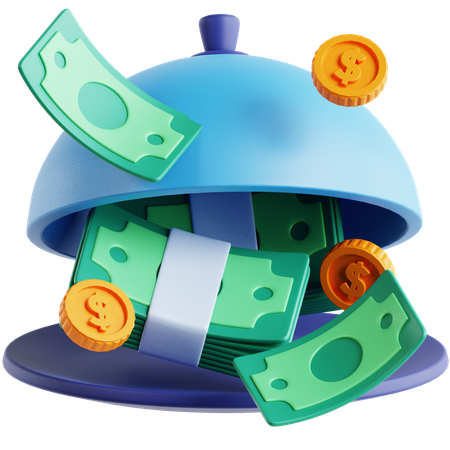 Argent cloche  3D Icon