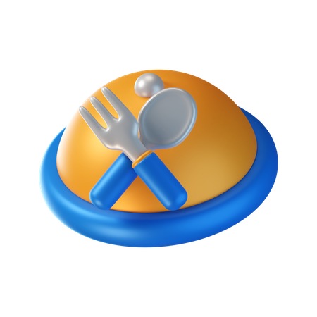 Cloche de comida  3D Icon