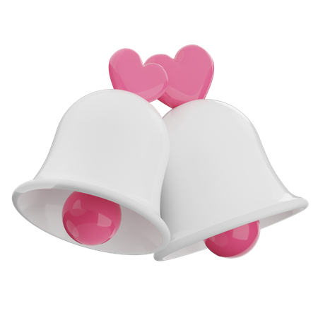 Cloche de mariage  3D Icon