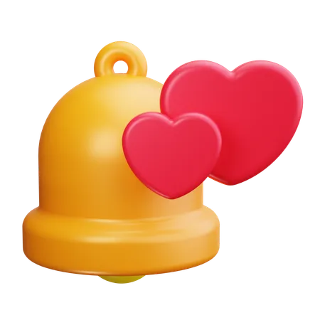 Cloche de mariage  3D Icon