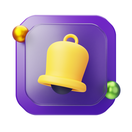 Cloche de notification  3D Icon