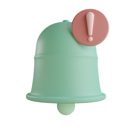 Cloche de notification  3D Icon