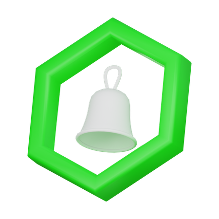Cloche de notification  3D Icon